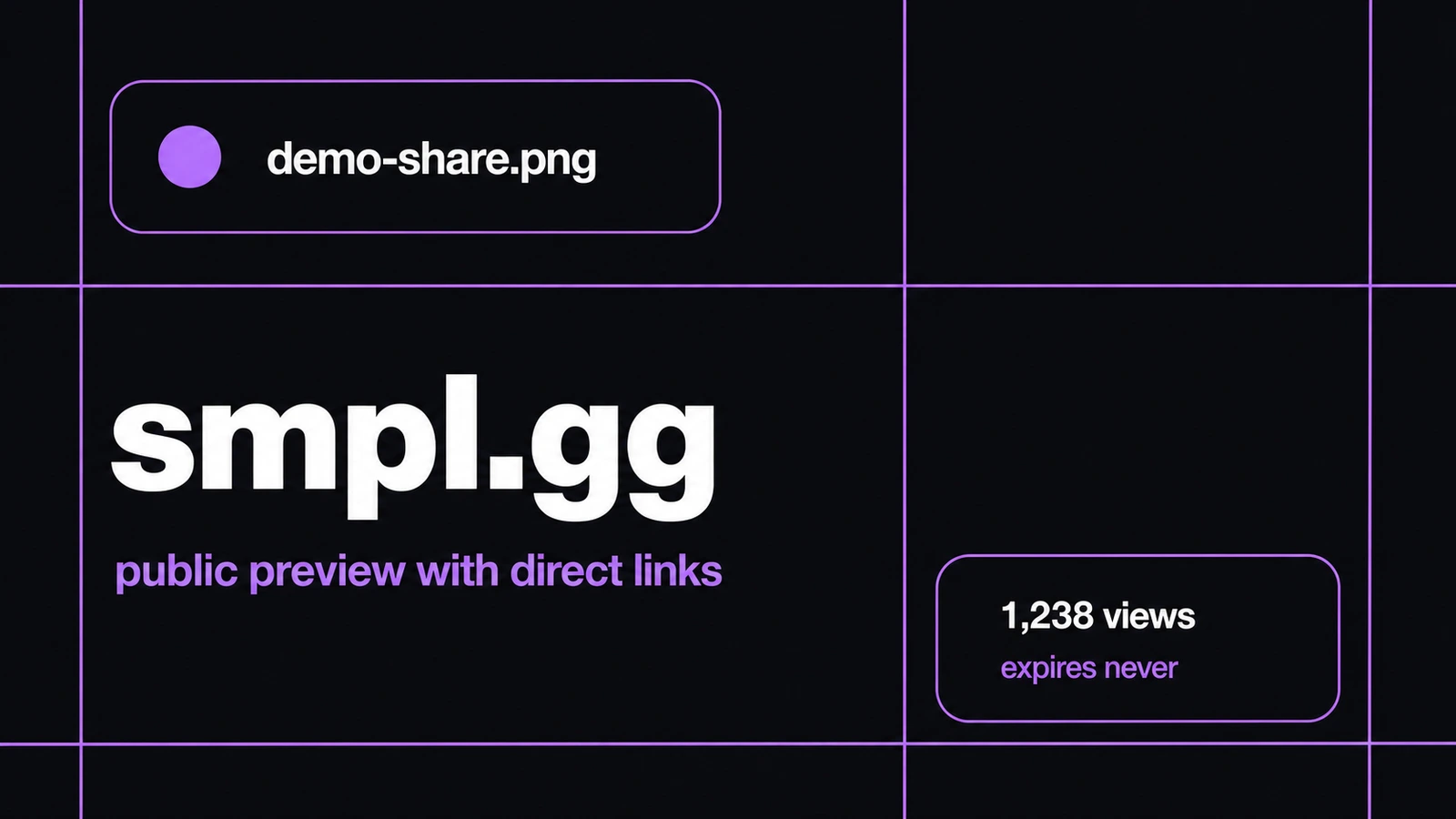 A large file presented on a focused smpl.gg download page